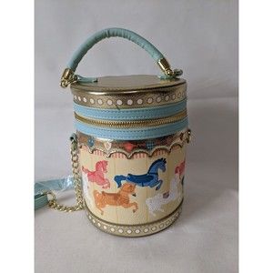 2022 Disney Parks D23 Expo The Disney Carousels Loungefly Crossbody Bag